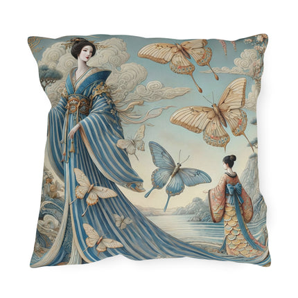 Butterfly Empress Outdoor Pillows – Graceful Butterflies & Timeless Elegance