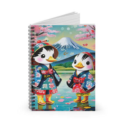 Rainy Day Ducks Spiral Notebook - Ruled Line