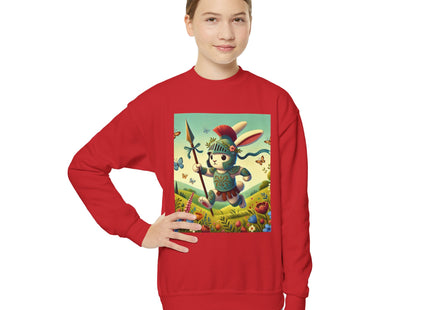 Rabbit Gladiator Youth Crewneck Sweatshirt