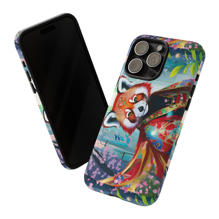 Cybernetic Red Panda Phone Cases