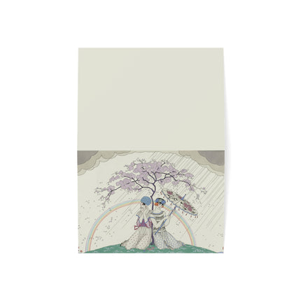 L’Arc-en-Ciel by George Barbier Greeting Cards (1, 10, 30, and 50pcs)