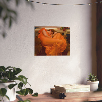 Flaming June by Frederic Leighton Matte Horizontal Posters