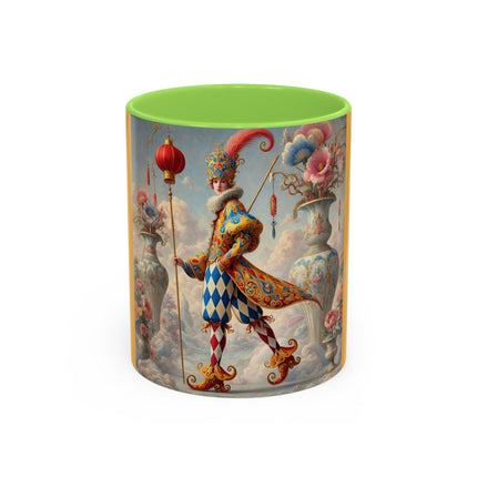 The Ornamental Jester Colorful Mugs (11oz, 15oz)