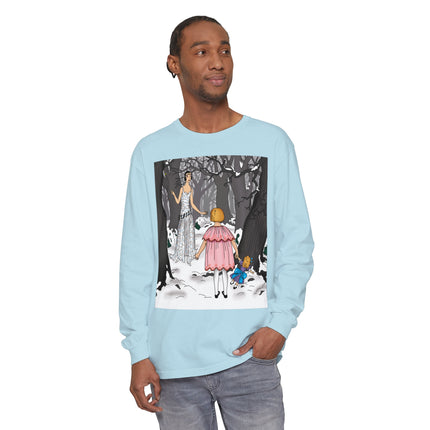 Fairy Tale Elegance Unisex Garment-dyed Long Sleeve T-Shirt