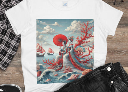 Ladies by the Quiet Sea Cotton Tee