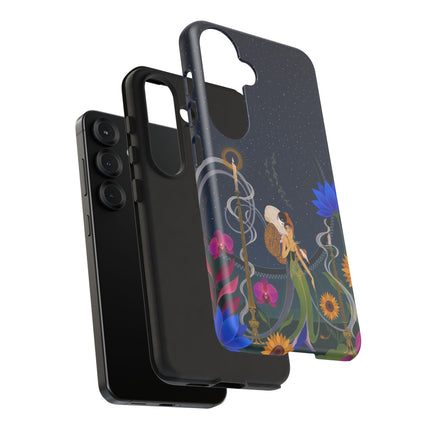 🌙🕯️ The Lady Of The Midnight Garden Phone Case – Art Deco Nocturne