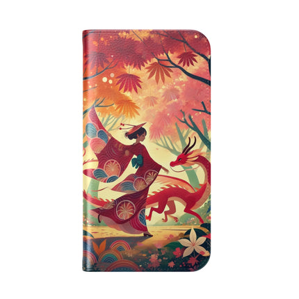 The Dragon Fairy’s Dance Flip Case – Enchanted Grace & Spring Magic