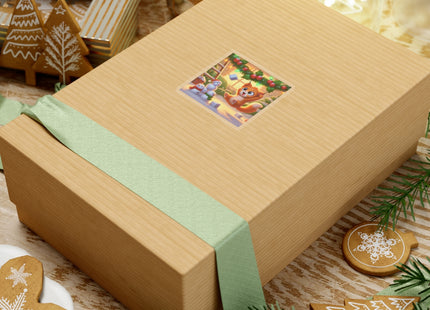 Naughty or Nice Kitten Kiss-Cut Stickers (4 Sizes)