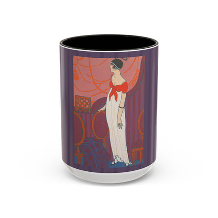L’Entracte by Georges Lepape Colorful Mugs (11oz, 15oz)