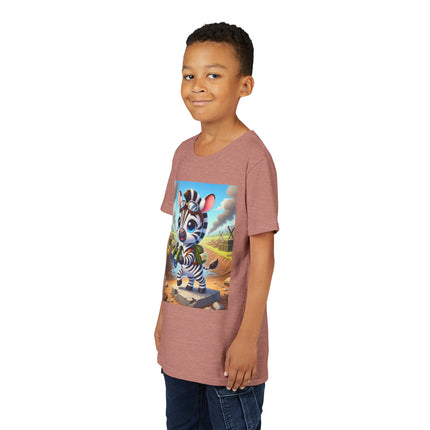 Zebra Lookout Youth Short Sleeve Tee