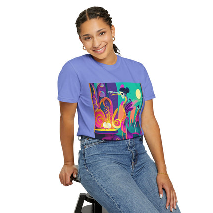 Dance of the Skeleton Ballerinas Unisex Garment-Dyed T-shirt
