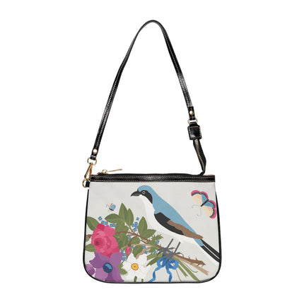 Bluebird & Butterfly Shoulder Bag – Spring Grace & Timeless Charm