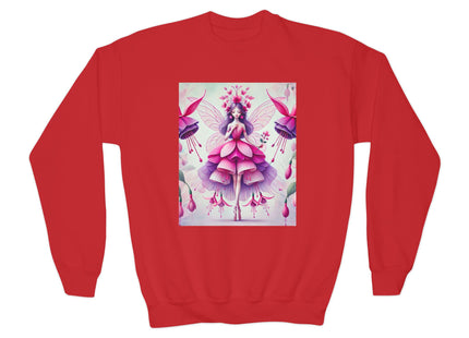Fuchsia Fairy Youth Crewneck Sweatshirt