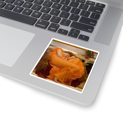Flaming June by Frederic Leighton Kiss-Cut Stickers (4 Sizes)