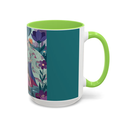 The Ladies Of The Secret Masquerade Colorful Mugs – Art Deco Floral Mystery
