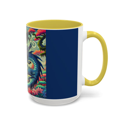 Mystic Guardian of the Sky Light Colorful Mugs (11oz, 15oz)