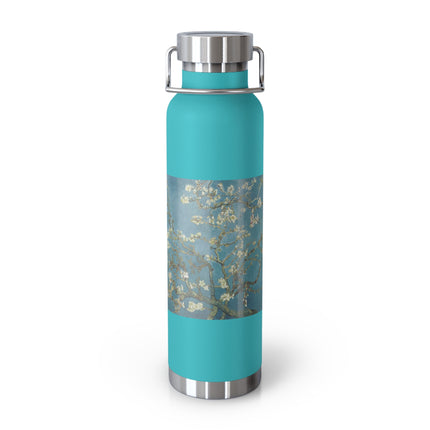 Almond Blossom by Vincent van Gogh Copper Vacuum Insulated Bottle, 22oz