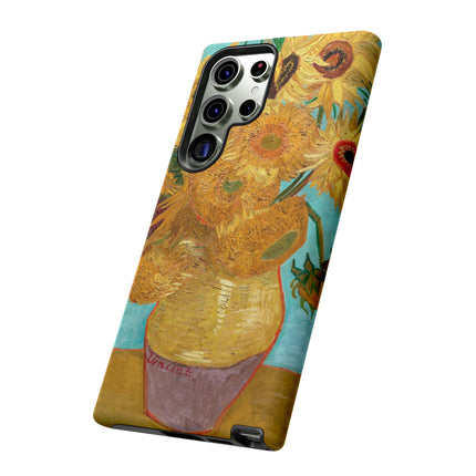Vase with Twelve Sunflowers by Vincent Van Gogh Phone Cases