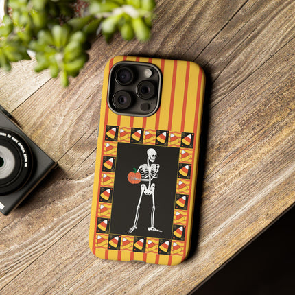Candy Corn Skeleton Phone Cases
