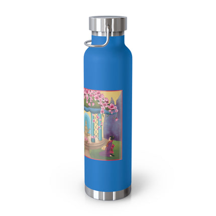 A Dance of Colors and Serenity by Carlo Chiostri Copper Vacuum Insulated Bottle, 22oz