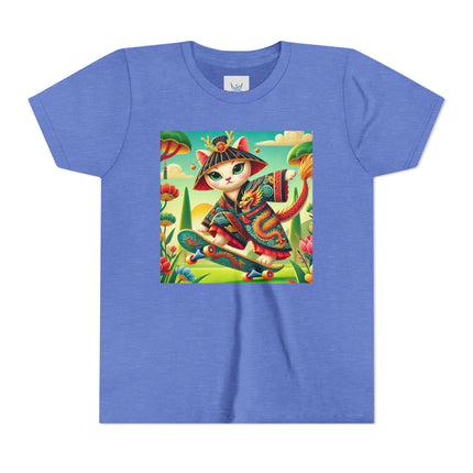 Dragon Dance on Wheels Youth Short Sleeve Tee