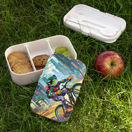 Cyberpunk Frog Bento Lunch Box