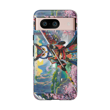 Cyberpunk Samurai Owl Phone Cases
