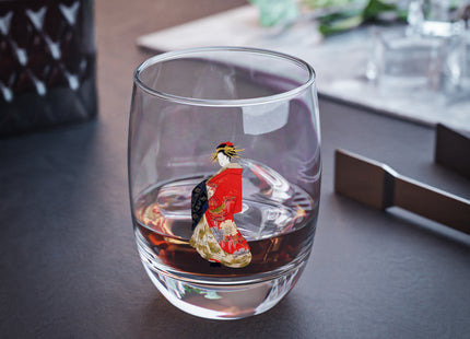 Japanese Woman by Hosoda Eishi Whiskey Glass