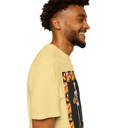 Candy Corn Skeleton Unisex Garment-Dyed T-shirt