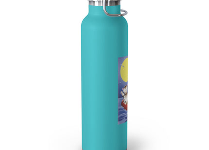 Embarking on a Moonlit Journey Copper Vacuum Insulated Bottle, 22oz