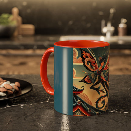 Dragon Fairy of the Temple Colorful Mugs (11oz, 15oz)
