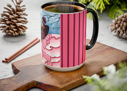 Winter Rose Empress Colorful Mugs (11oz, 15oz)