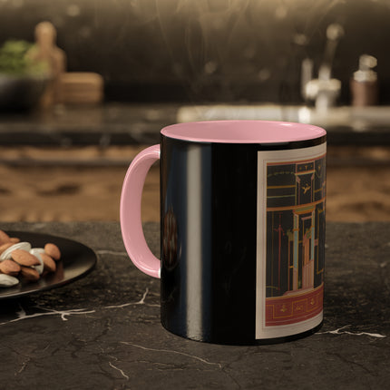 Pompeii Walls Pl.04 by Victor Steeger Colorful Mugs, 11oz
