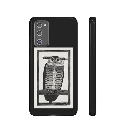 Horned Owl by Samuel Jessurun de Mesquita Phone Cases