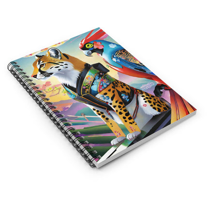 Cybernetic Duets Spiral Notebook - Ruled Line