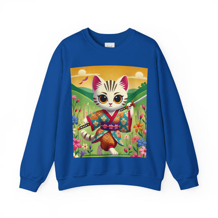 Samurai Kitten Unisex Heavy Blend™ Crewneck Sweatshirt