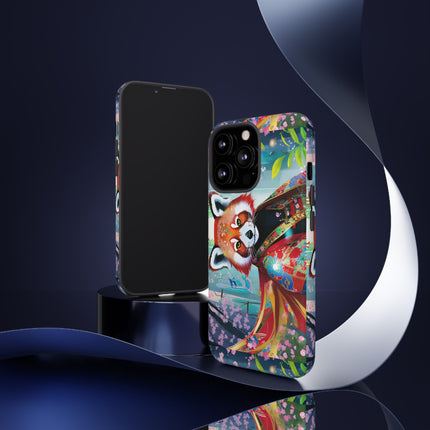 Cybernetic Red Panda Phone Cases