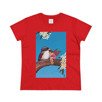 Magnolia Fairy and the Woodland Bird Cotton Tee