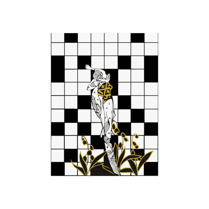 Woman and the Crossword Fine Art Posters