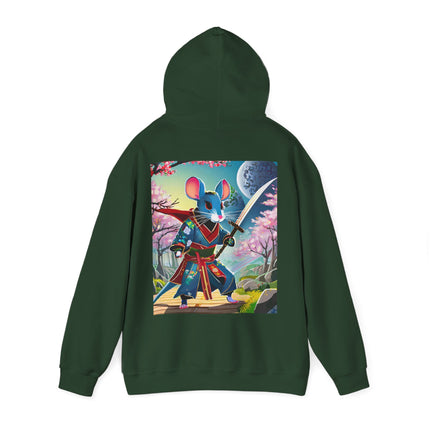 Cyber Samurai Rat – Heavy Blend™ Hooded Sweatshirt