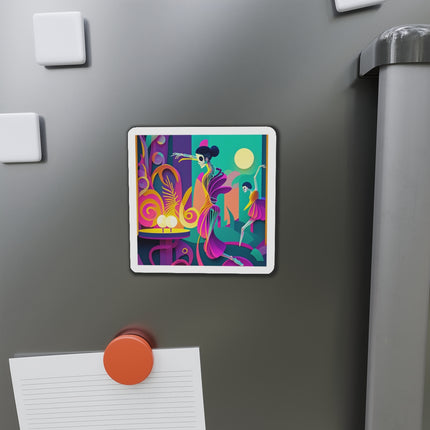 Dance of the Skeleton Ballerinas Die-Cut Magnets (5 Sizes)