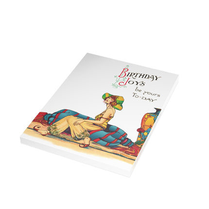 Joyful Birthday Postcards (envelopes included) - Bundles of 10, 30, 50 Pieces