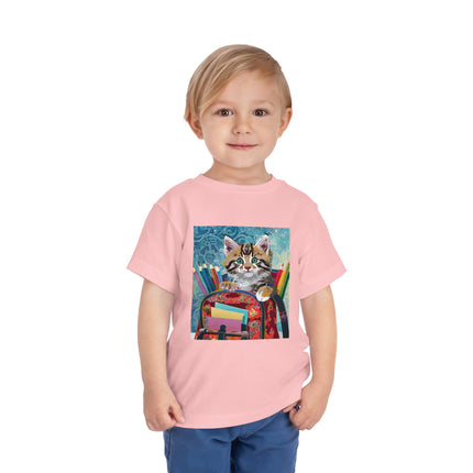 Whiskered Wanderings Toddler Short Sleeve Tee