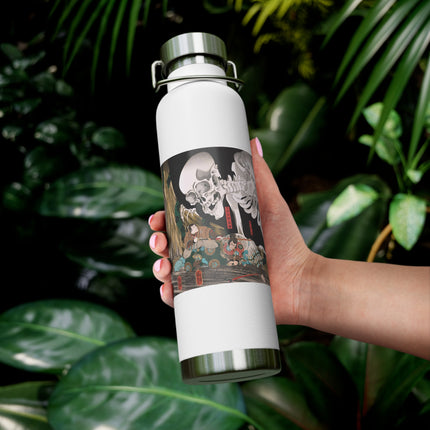Mitsukuni Defying the Skeleton Spectre by Utagawa Kuniyoshi Copper Vacuum Insulated Bottle, 22oz