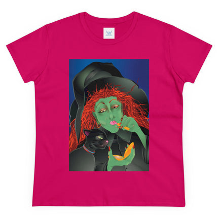 Mirror, Mirror A Witch's Touch Women's Midweight Cotton Tee