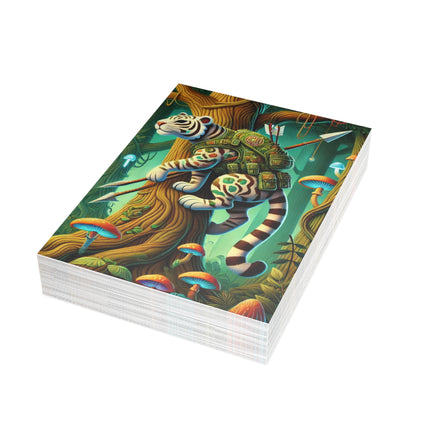 Silent Stripes Postcard Bundles (envelopes included) - Bundles of 10, 30, 50 Pieces