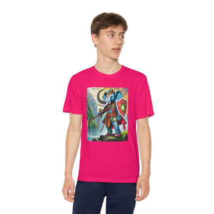 Cyberpunk Elephant Youth Competitor Tee