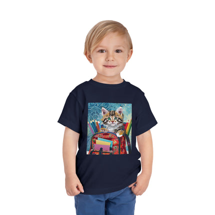 Whiskered Wanderings Toddler Short Sleeve Tee