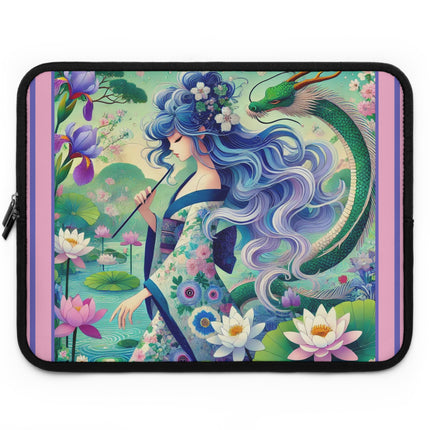 Fairy of the Koi Pond Laptop Sleeve