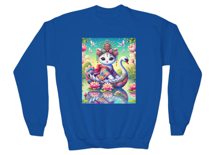 Geisha Kitten’s River Voyage Youth Crewneck Sweatshirt